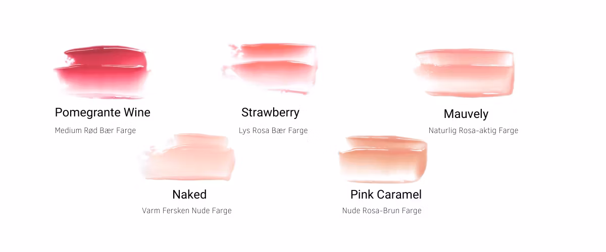 100% Pure Lip Gloss – Vegansk lipgloss med fruktekstrakter som gir glans, fukt og naturlig farge i 5 nydelige nyanser.