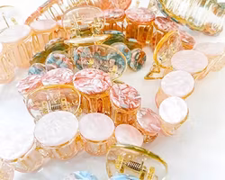 OnFleek Hairclip Bubbly Marble