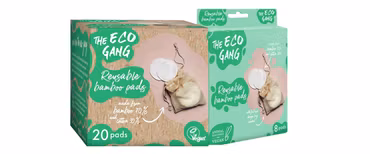 The Eco Gang Gjenbrukbare Bomullspads