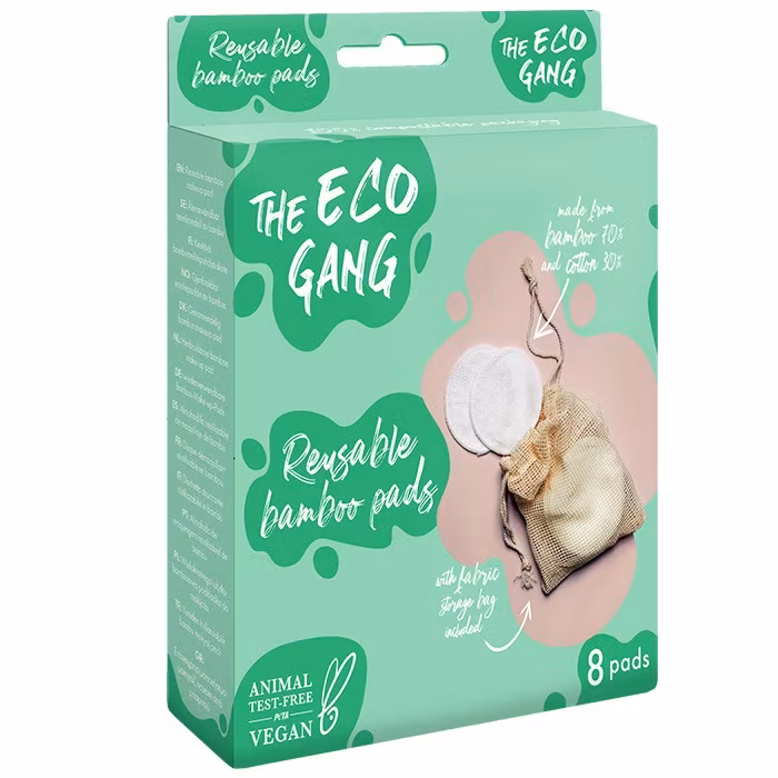 The Eco Gang Gjenbrukbare Bomullspads