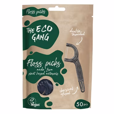 The Eco Gang Plantebasert Floss Pick 50pk