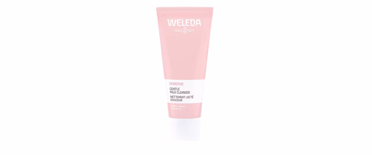 Weleda Sensitive Cleansing Lotion – Mild og naturlig ansiktsrens med mandelolje. Parfymefri og vegansk.