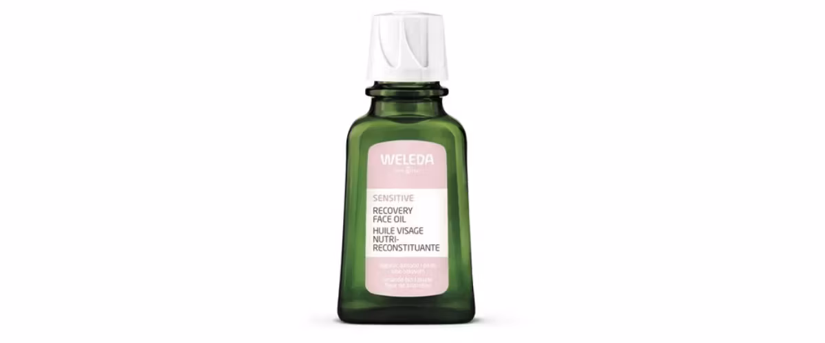 Weleda Sensitive Recovery Facial Oil – parfymefri ansiktsolje for følsom hud med mandelolje og plommekjerneolje