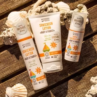 Wooden Spoon Organic Sunscreen Lotion Baby & Family SPF 30 – Invisible Zinc