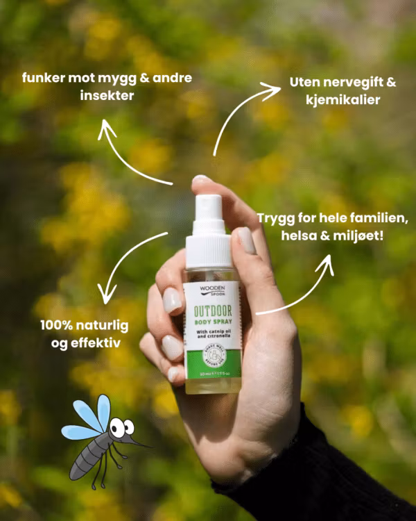 Wooden Spoon Outdoor Body Spray - Naturlig Mygspray