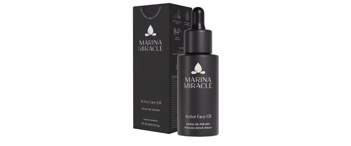 Marina Miracle Active Face Oil For Menn