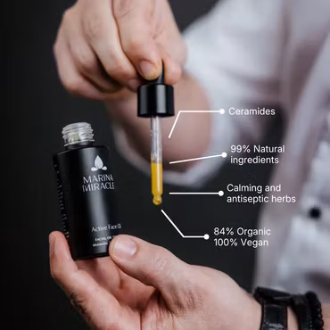 Marina Miracle Active Face Oil For Menn