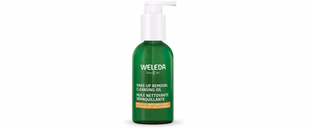 Weleda Make-up Removal Cleansing Oil 150 ml parfymefri renseolje for sminke, vannfast øyesminke og dobbelrens.