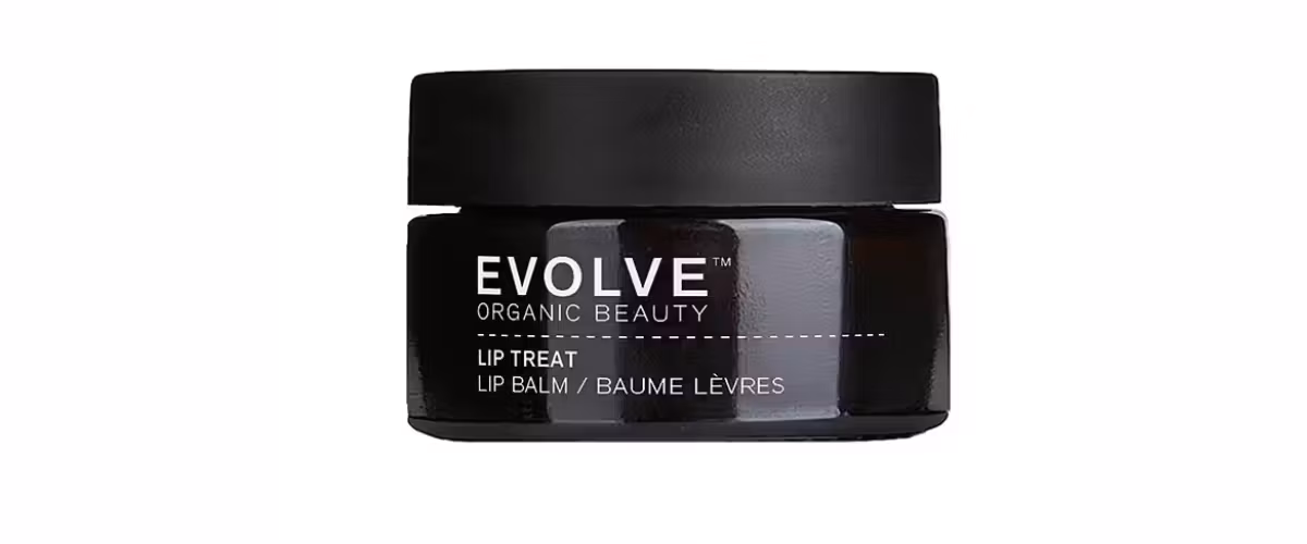 Evolve Ceramide Lip Treat Balm naturlig og vegansk leppepomade med havrebaserte ceramider og cupuaçusmør for tørre lepper.