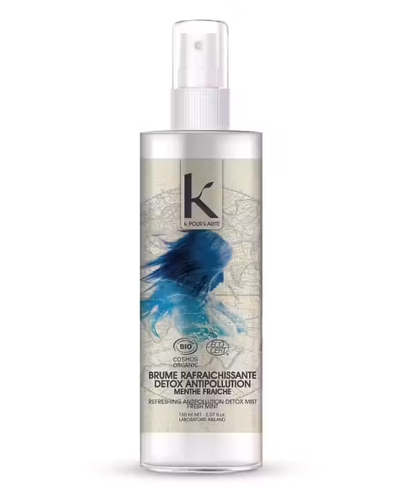 K Pour Karité Refreshing & Protecting Hair Mist naturlig leave-in-mist for oppfriskning og pleie av hår og hodebunn.