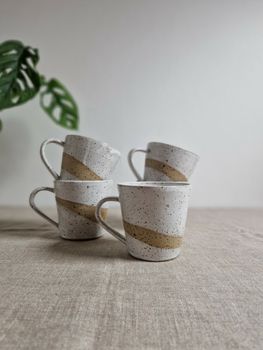 Mugg - vit/linne