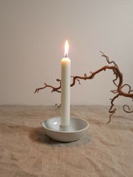 Ljusstake - vit