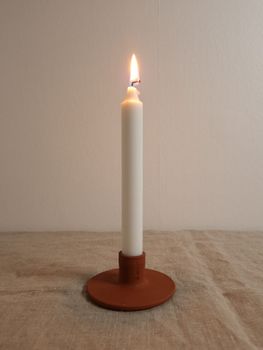 Ljusstake - terrakotta