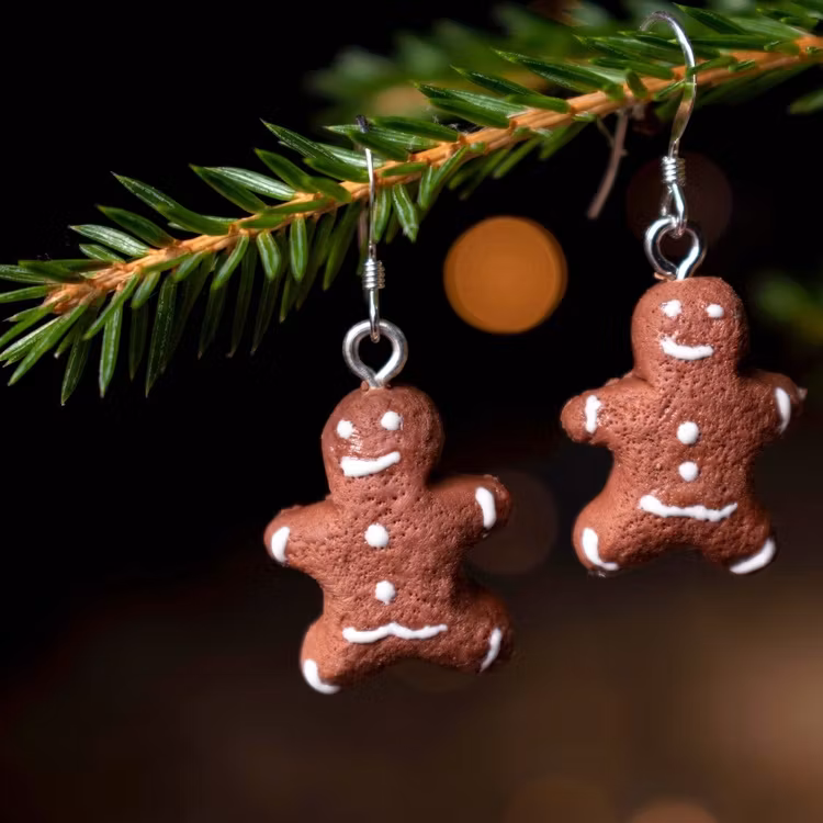 Örhängen, pepparkaksgubbar