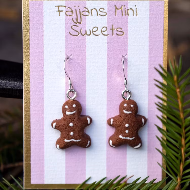 Örhängen, pepparkaksgubbar