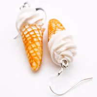 Earrings, Soft Ice Cream