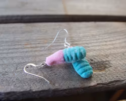 Earrings, bubblizz