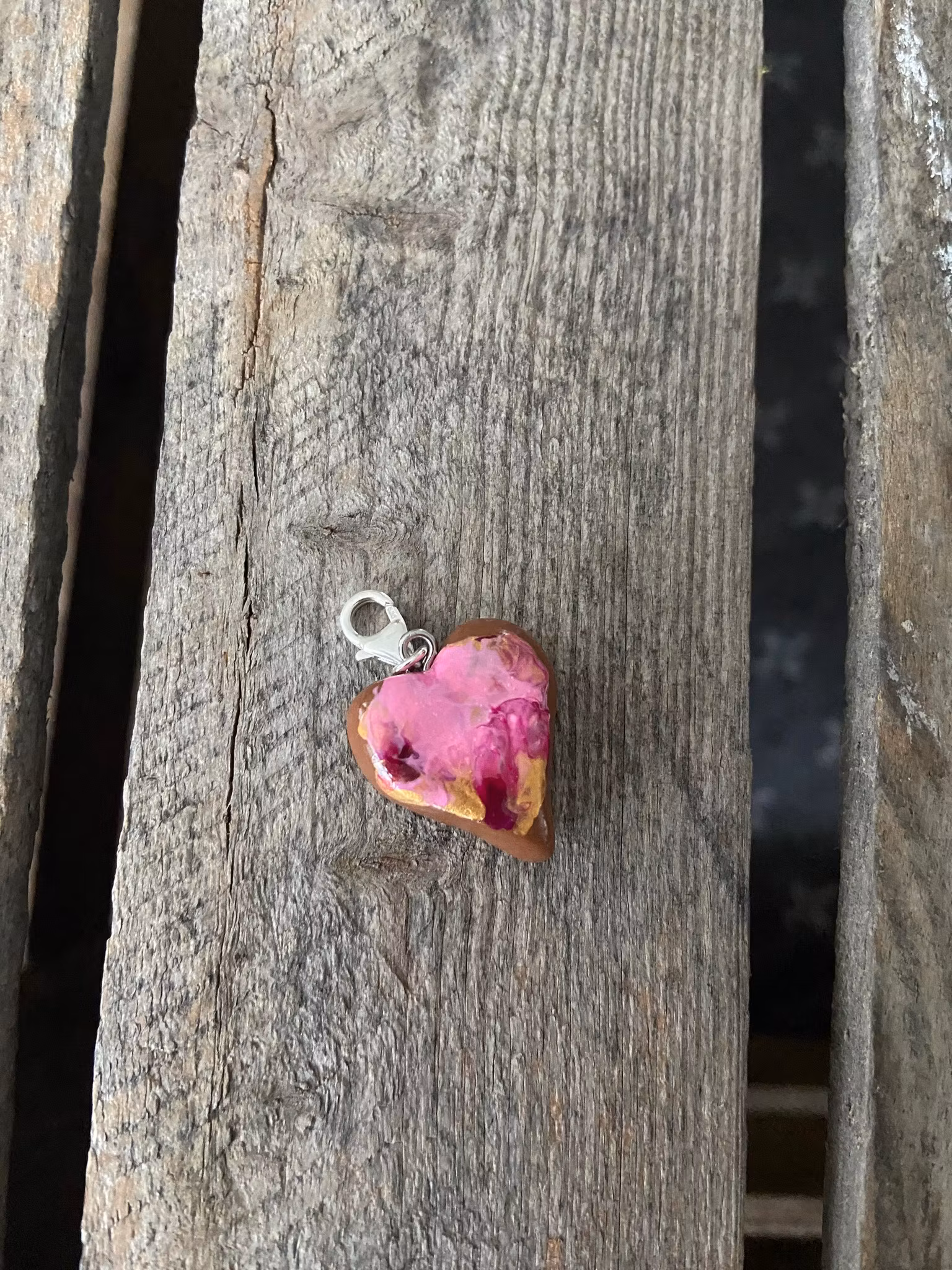 Halsbandshänge, chokladhjärta