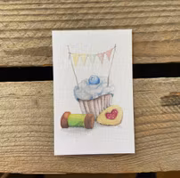 Litet Gratulationskort, "Hurra"