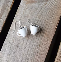 Earrings, Coffee