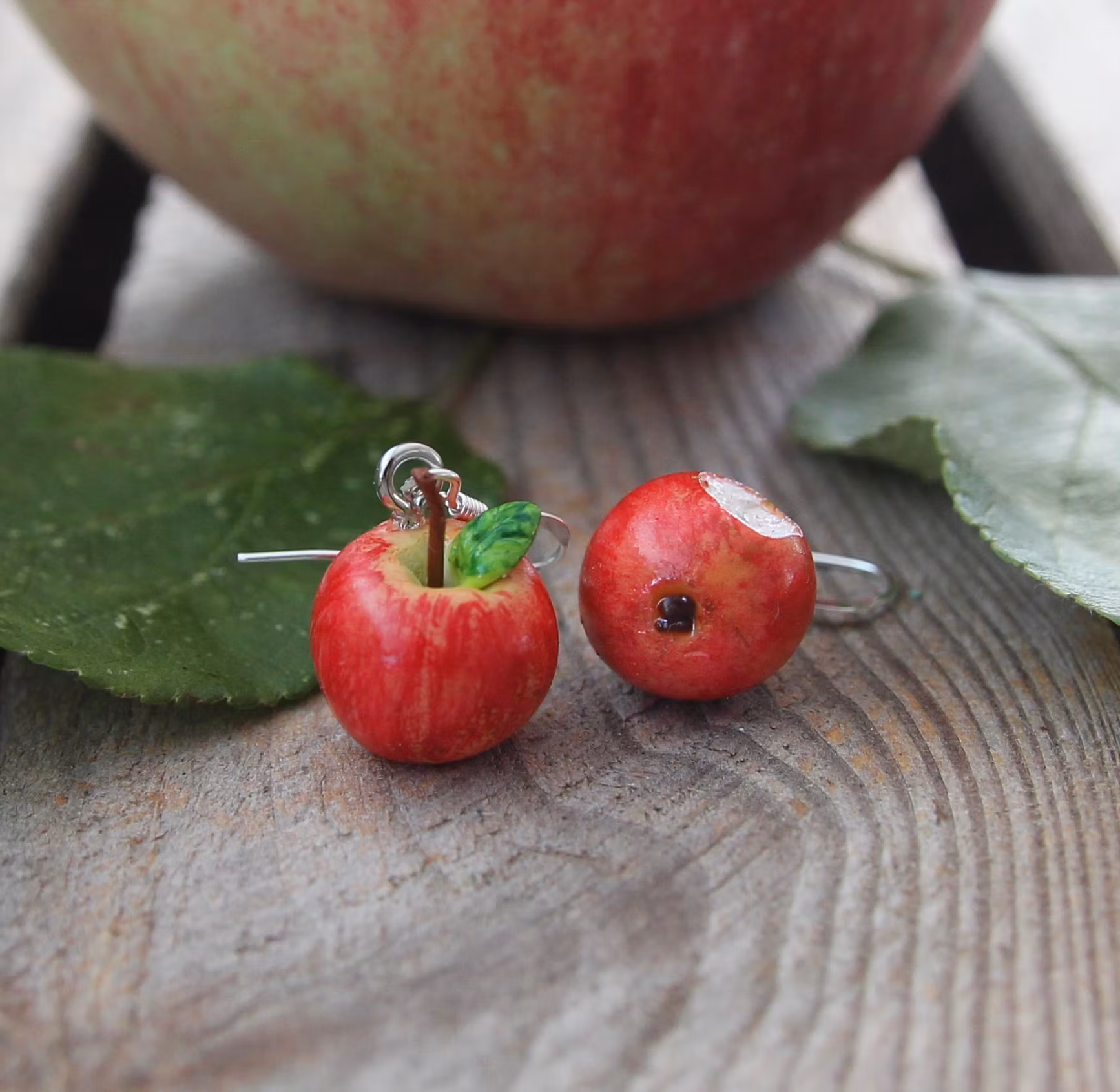 Örhängen, äpple 🍎