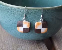 Earrings, Shackrutor Cookies