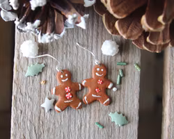 Örhängen, pepparkaksgubbar