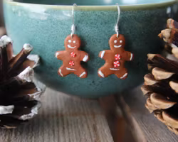 Örhängen, pepparkaksgubbar