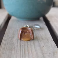 Nyckelring, choklad med kolasås