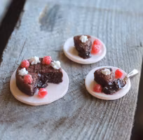 Miniatyr, kladdkaka