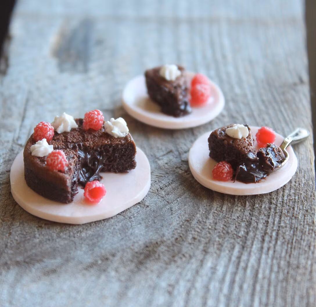 Miniatyr, kladdkaka