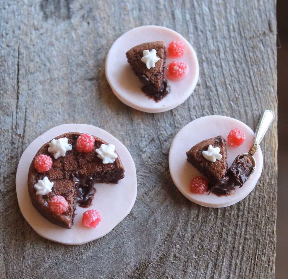 Miniatyr, kladdkaka