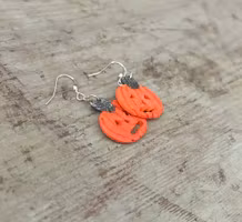 Örhängen, halloweenpumpor