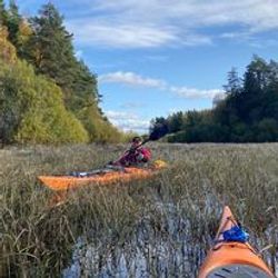 27/9 Paddla Kajak i Halland/Laholm i en fantastisk sjö!