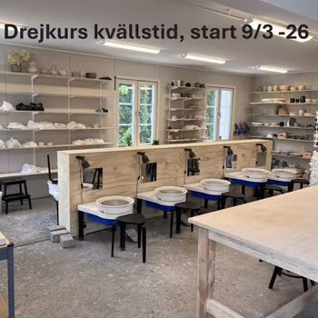 Drejkurs kvällstid med Sebastian Hägelstam, 5 tillfällen, start den 9/3 -26