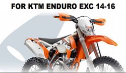 Ufo plastkit enduro KTM 14 -19