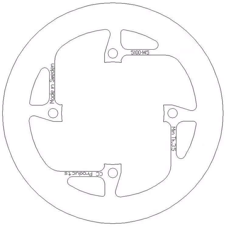 Hjul  Sherco  excel  blå/blå komplet utan däck