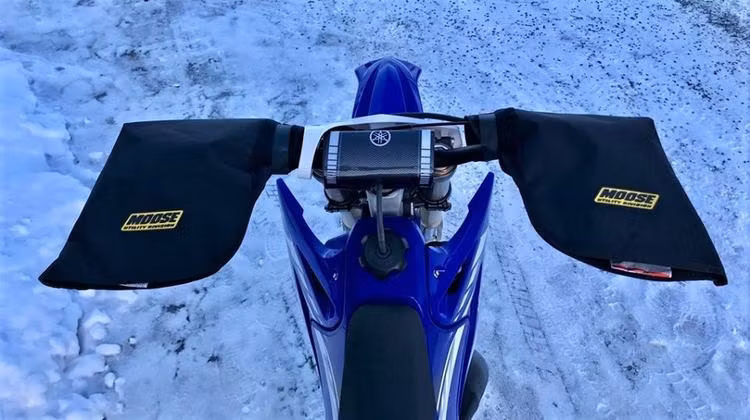 Handtagspåsar cross, enduro, ATV, Snöskoter Moose Racing Svart  MOOSE UTILITY MUD PAWS BLACK