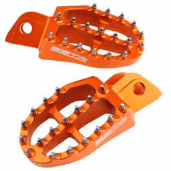ZETA Aluminum Fotpinnar KTM SX/EXC -15/-16 Orange