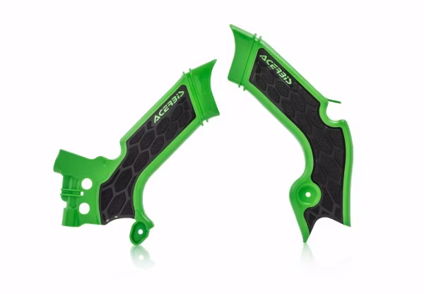 Acerbis Ramskydd X-GRIP Vit& Grön/Svart  Kawasaki KX 250 21-24 / KX450 19-23