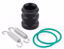 KTM/HVA 65/85 SX Exhaust viton rings, fitment springs, silicon sleeve