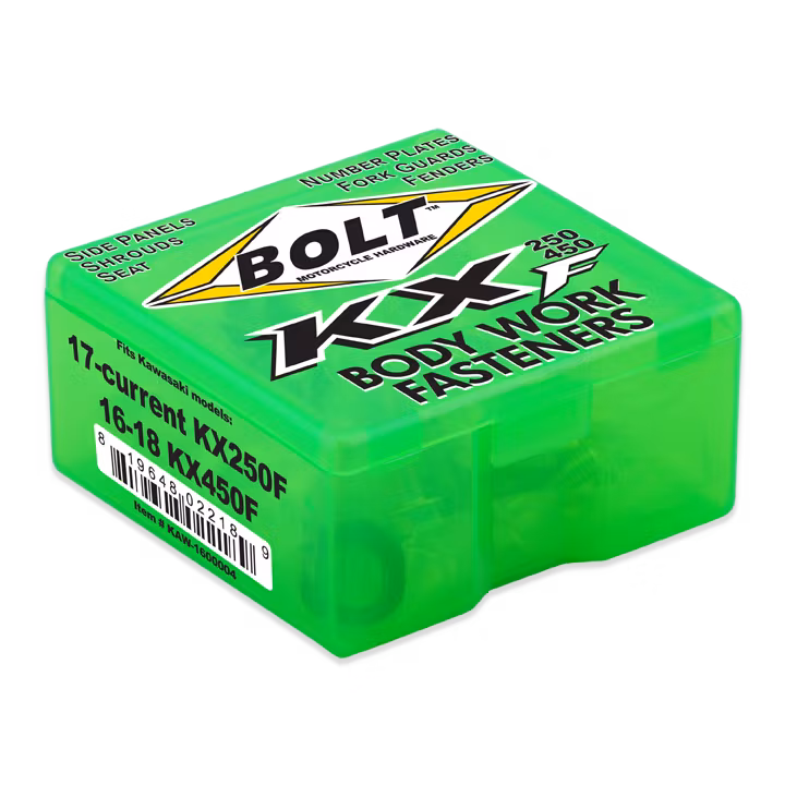 BOLT Fästbultsats plast Kawasaki KX 85-450 KLX 110