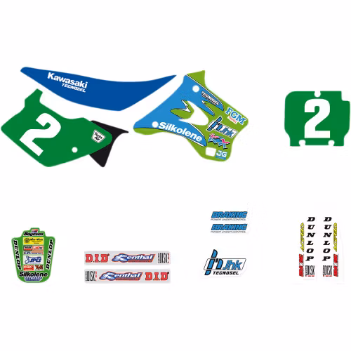 Kawasaki  Tecnosel retro kitt