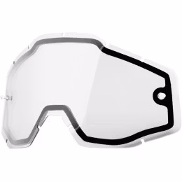 100% Racecraft/Accuri/Strata gen 1 klar dubbel lins