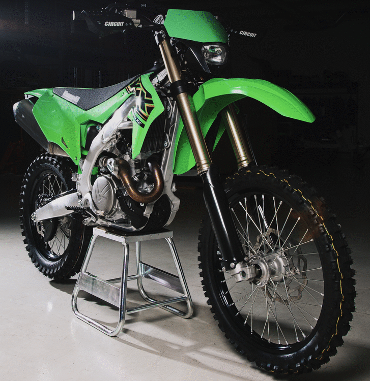 KX 250 X 2023 enduro O-reggad Med framlyse