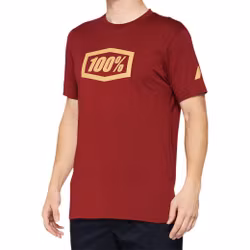 100% T-shirt röd