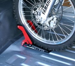 DRC Motobinding, framhjulshållare för transport