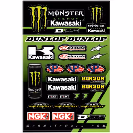 Klistermärken Monster Energy Kawasaki