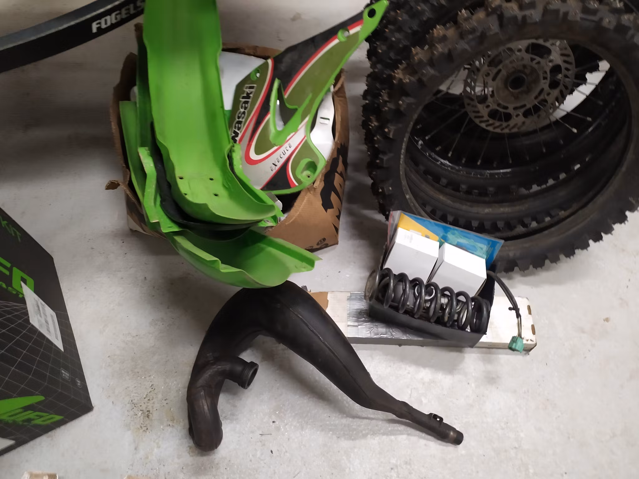 KX 250 2003 2Takt  extra tillbehör