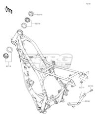 NUT,STEERING STEM,25MM
